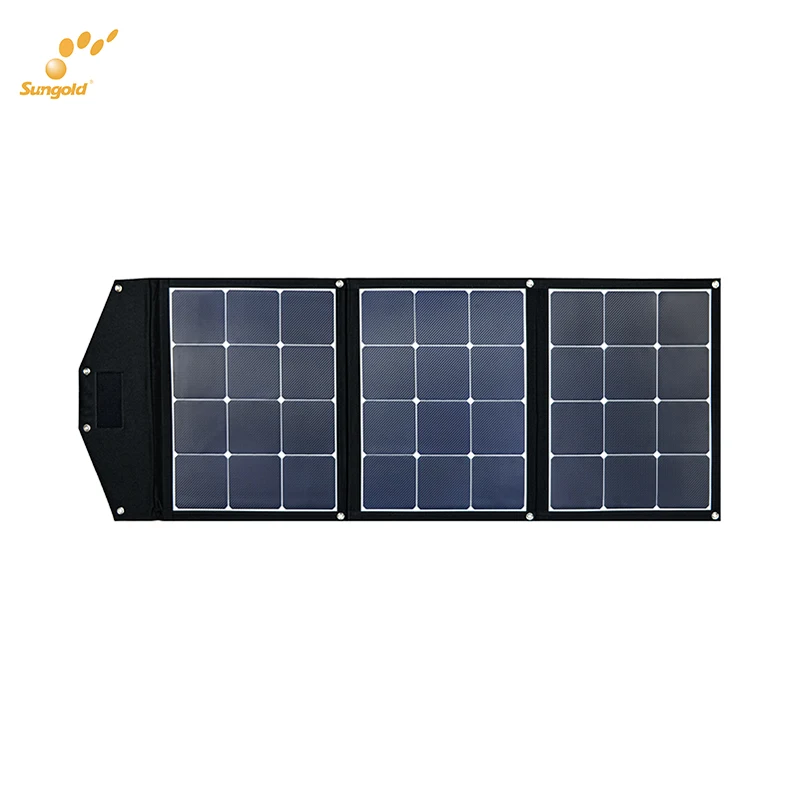 amorphous silicon solar panel 120w folding solar mobile charger for phone