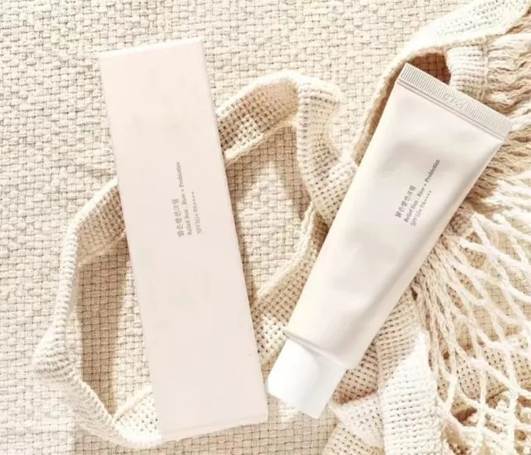 Relief Sun Organic & Mineral CC Cream SPF50+ PA++++ 50ml Whitening Moisturizing Vitamin B C Gel Facial Body Sunscreen Probiotics