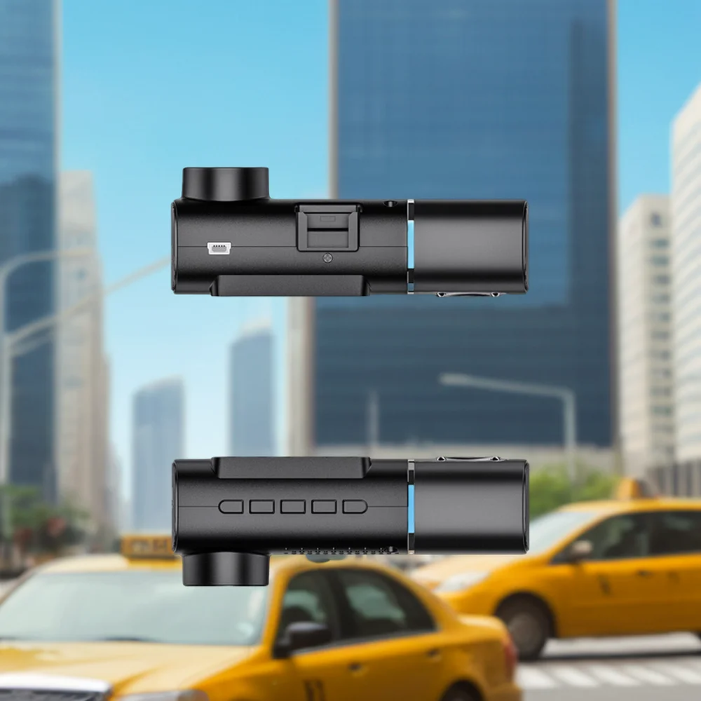 1.5 Inch Screen Dash Cam 1080P Dual Lens Interior Exterior Car Camera Recorder 24H Parking Monitor Car Black Box Video Recorder