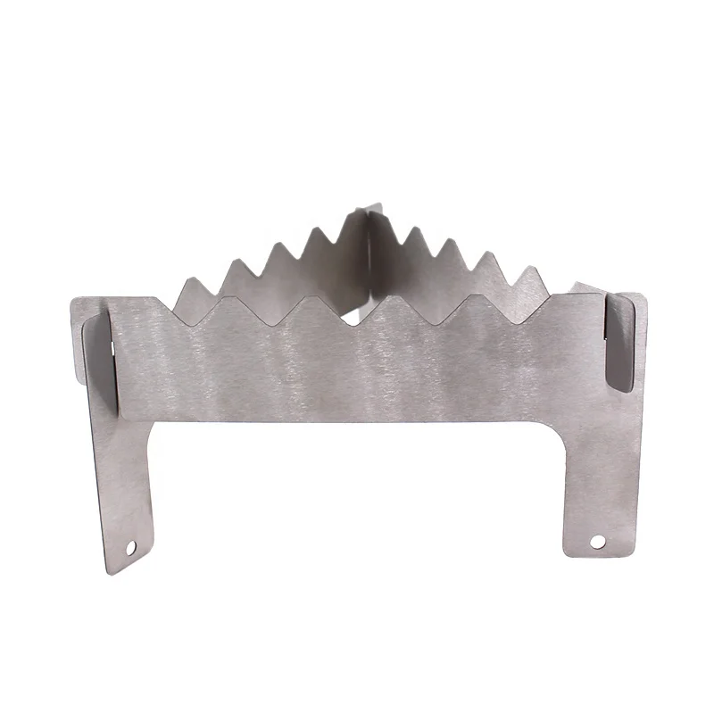 Ultralight Portable Outdoor Activities Stainless Steel Camping Stove Pot Stand for Travel