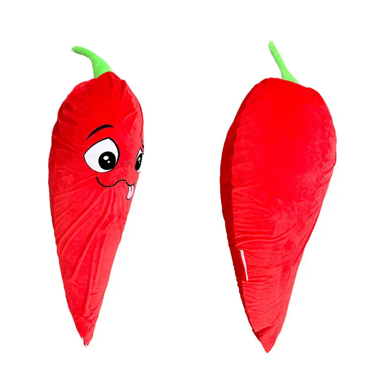Giant pepper inflatable plush toy customized available 180cm inflatable pepper vegetable fruits plush toy inflatable cartoon toy