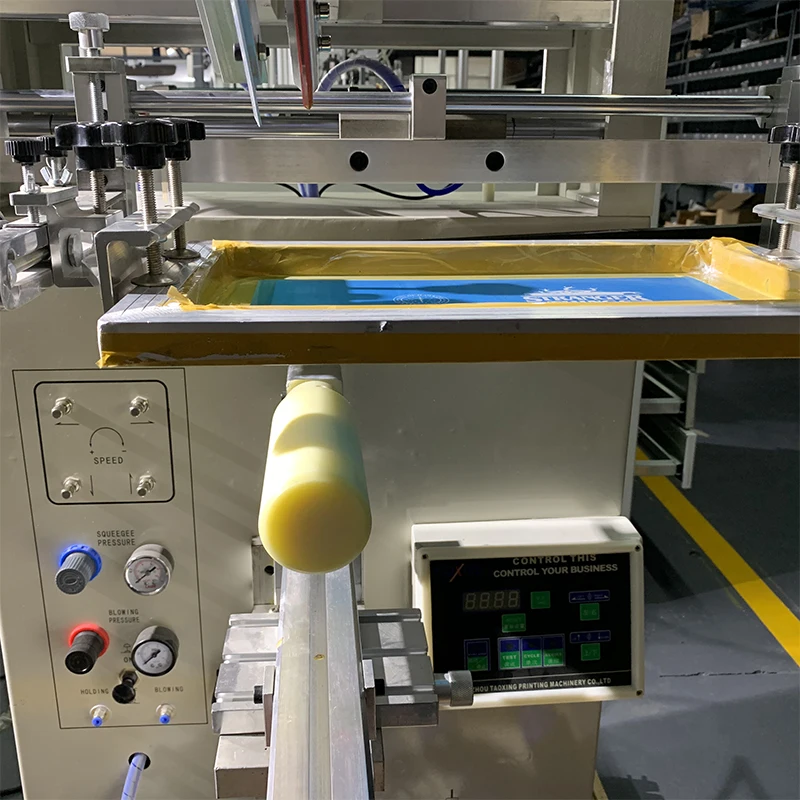 Screen printer using fixing/jig screen printing machine fixture