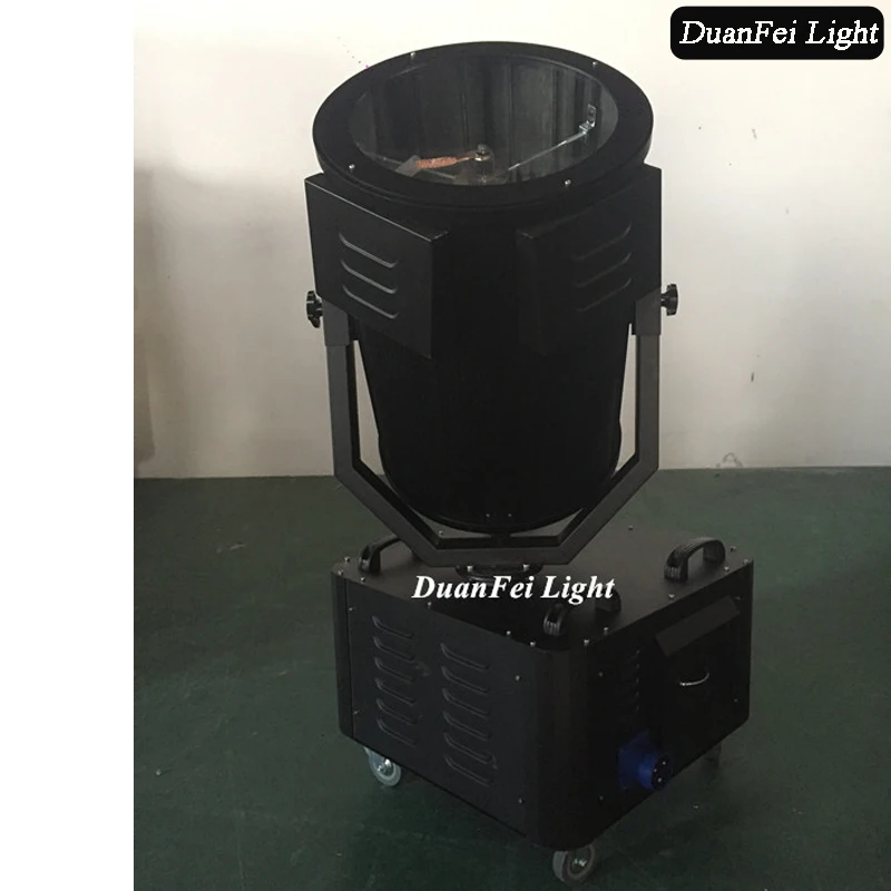 Outdoor night 5kw tracker light 5000W sky search light beam projector for theme park  building roof top used