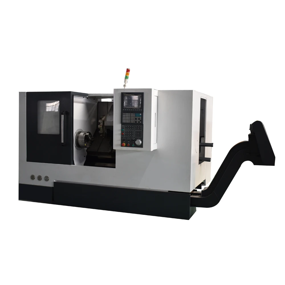 Horizontal China CNC Mini Lathe Machine 8 Post Turret Horizontal CNC Lathe Price