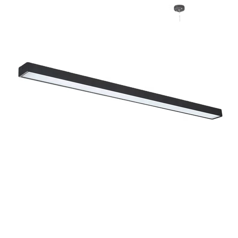 Surface Mounted Pendant Hanging Line Trunking Lamp 2FT 4FT 40w Office Commercial LED Linear pendant Light