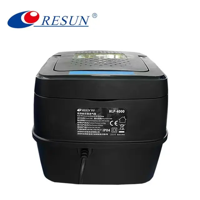 Resun AC/DC Dual-Purpose Mode Low Noise HLP-4000 Oxygen Air Pump