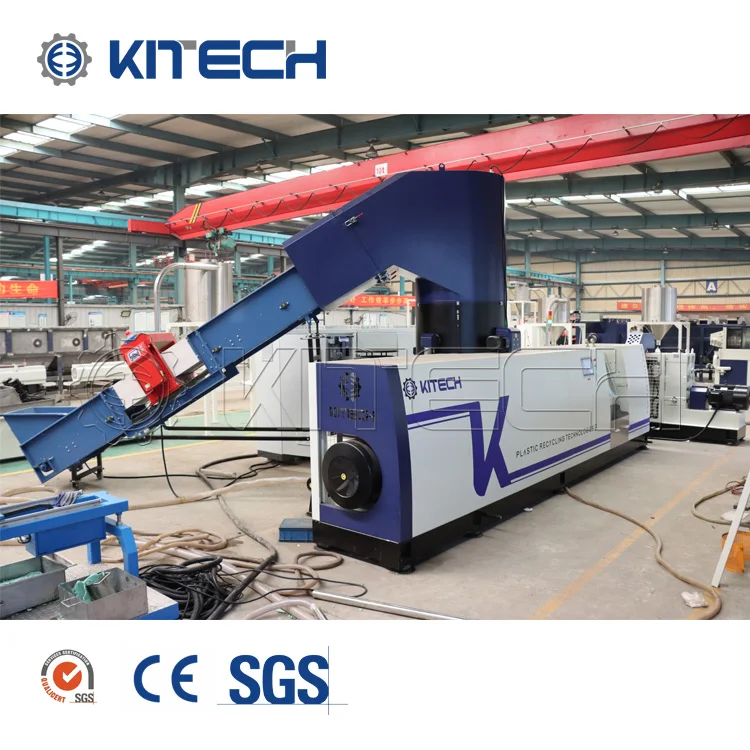 PP PPS CPP Plastic Compacting Recycling Pellet Making Machine