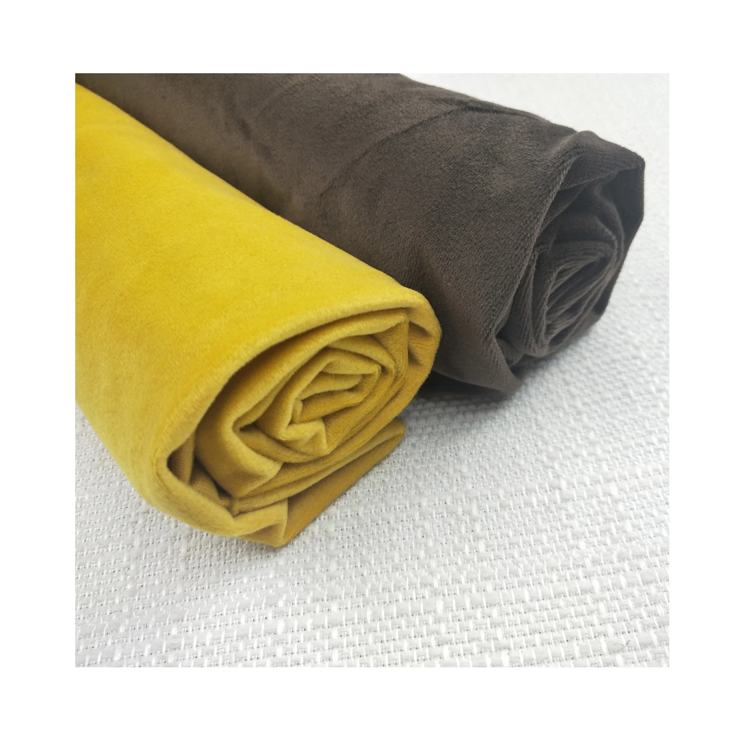 stock flame retardant dark red beige blue plush plain velvet cover holland velvet fabric sofa pillow upholstery fabric textile