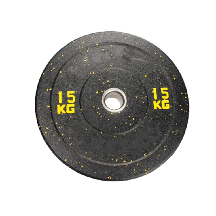 Hot Sale Gym Barbell Hi-Temp Weight Crumb Rubber Bumper Plates