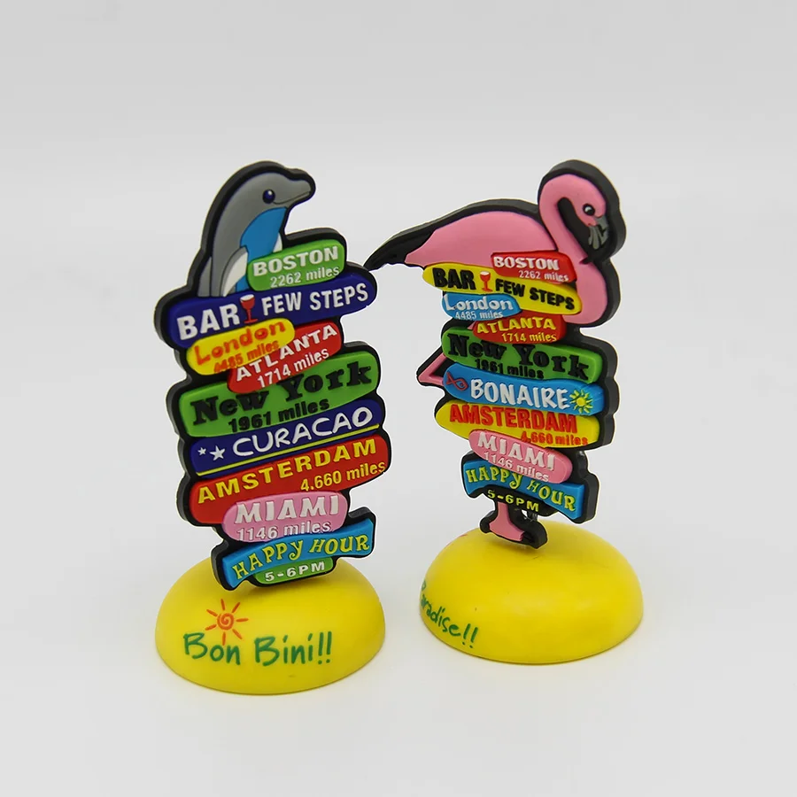 High Quality Custom Card Clips 3D Animal Shape Soft Pvc Silicone Rubber Memo Clip Holder