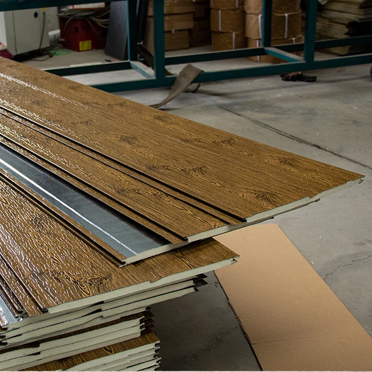 Steel Insulated Exterior Cladding Pu Sandwich Panel For Container House