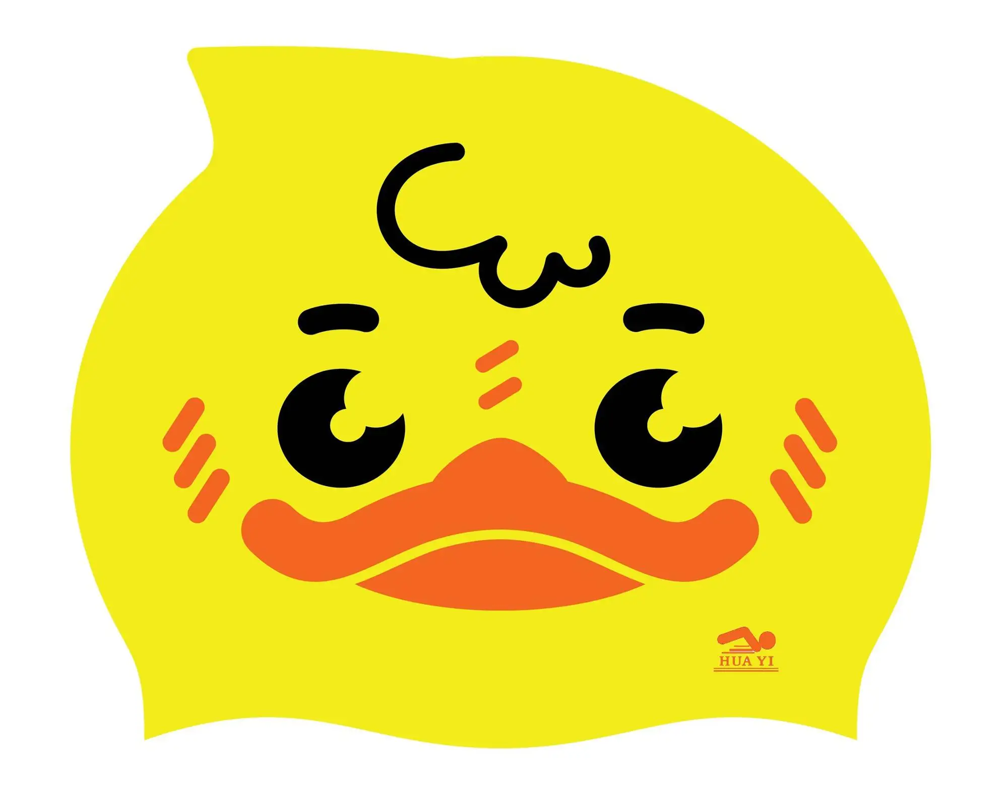 Manufacturers Custom Printed  Kids Swim Caps Water Sports Cartoon Diving Caps For Swimming Caps Kids