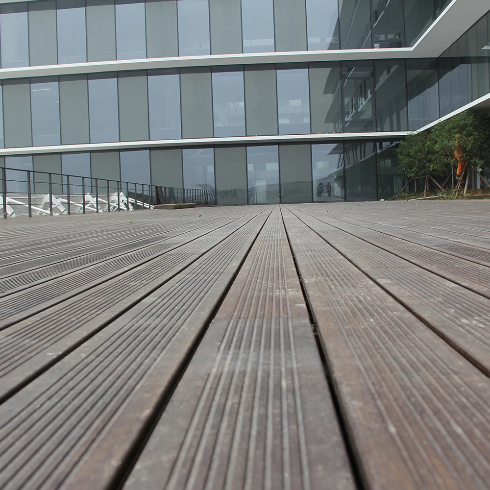 Protex cheap anti scratch outdoor balcony boards outdoor decking click bamboo flooring