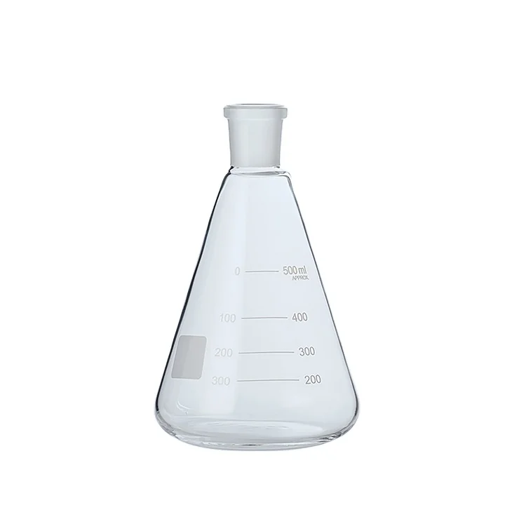 500ml Promotional various durable using empty transparent Erlenmeyer flask
