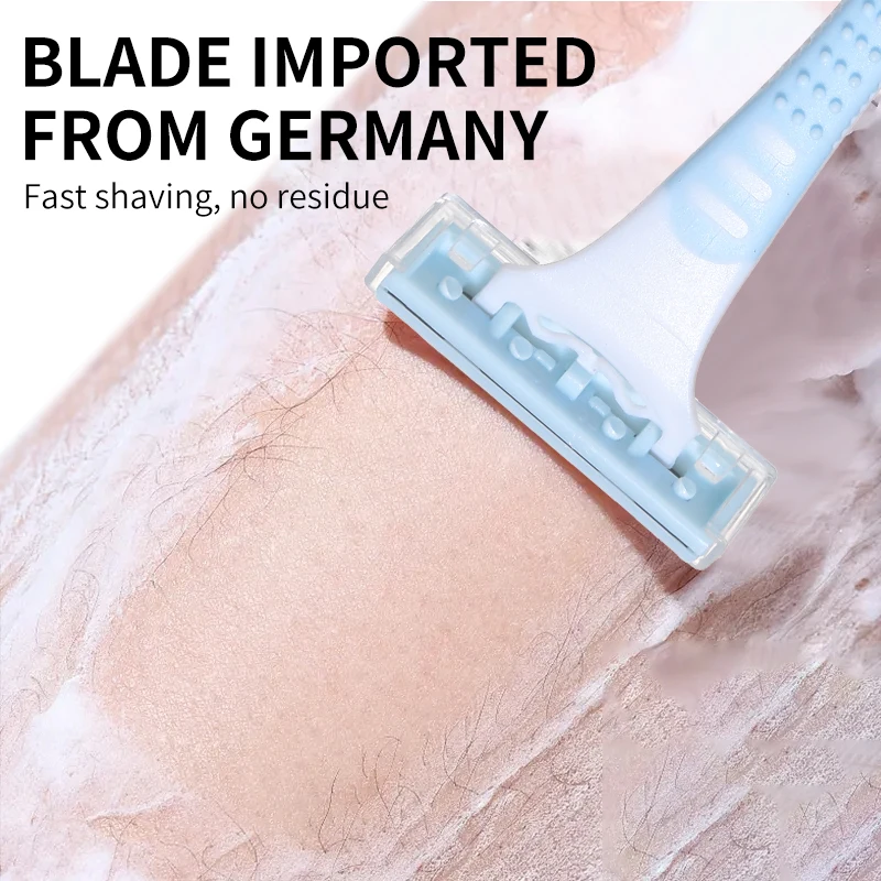 LMLTOP New Comfortable Handle Single Shaving Knife Three Layer Blade Type T Shave Razors Trimmer With Protective Cover A0919