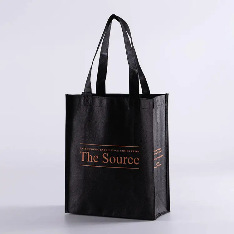 Free Sample Recycle PP Laminated Strong Ecological Eco Grocery Tote Carry Big Reusable Supermarket Shopping Non Woven Bag
