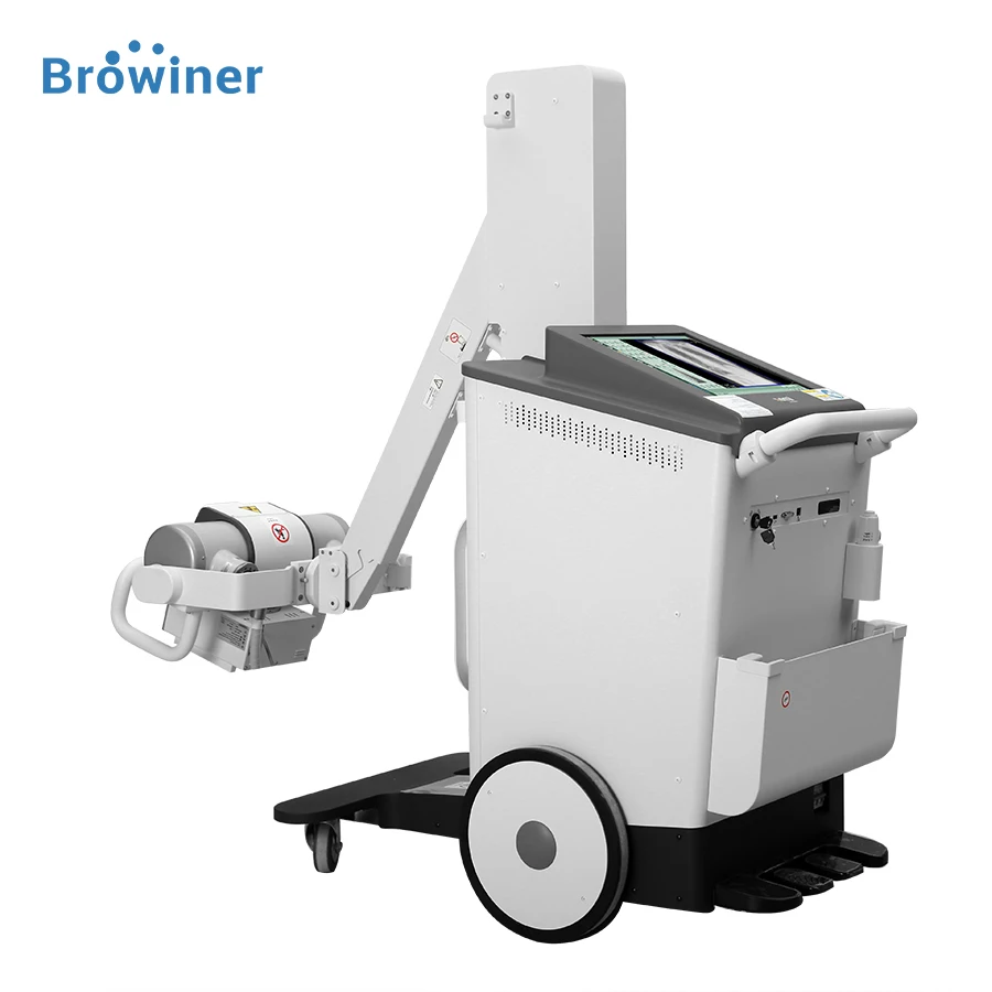 Hot Selling Portable Digital Mobile X-ray Machine Mobile Cooper Fast Charging Medical X-ray Machine