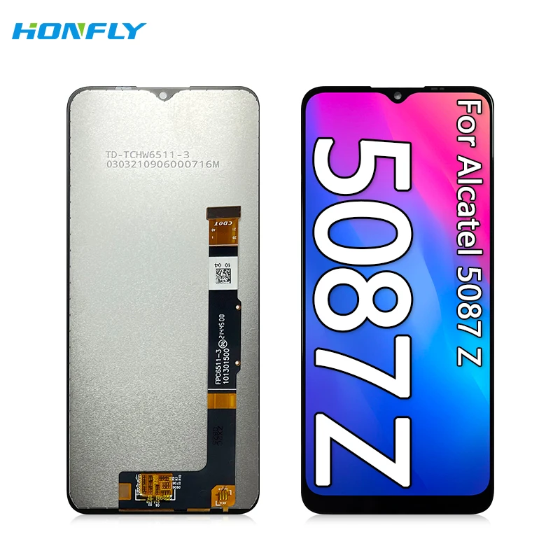 Honfly Good quality mobile phone lcd For alcatel 5087 z lcd touch display Assembly screen replacement