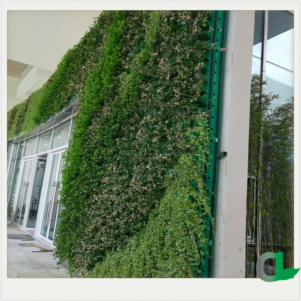 Искусственный коврик Buxus листва пластиковые панели зеленые настенные с белыми цветами для магазина домашний декор