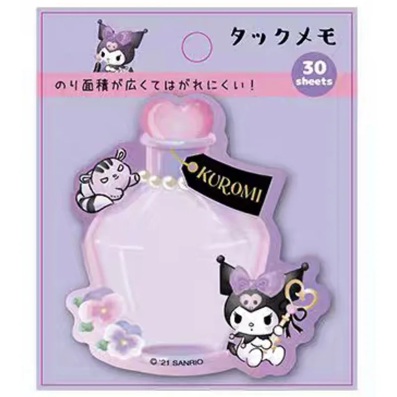 Kuromi Melody Memo Pad Sanrio Pochacco Sticky Notes Stationery Label Notepad Planner Sticker Post School Supplies