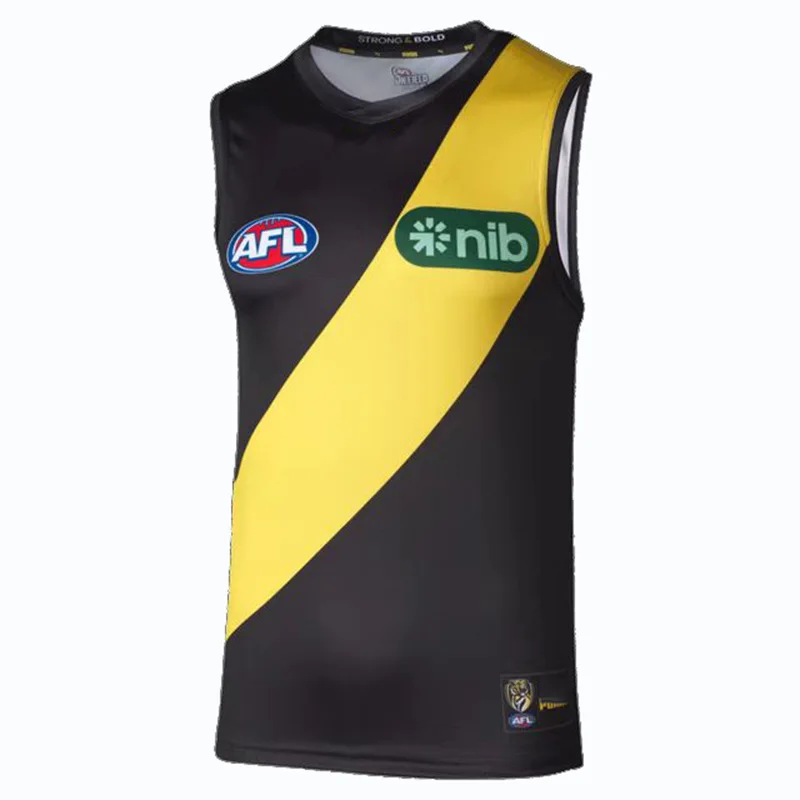 Custom AFL Crows Richmond Hill Chirp Eagles Eisenbluth Port Adelaide vest rugby jersey