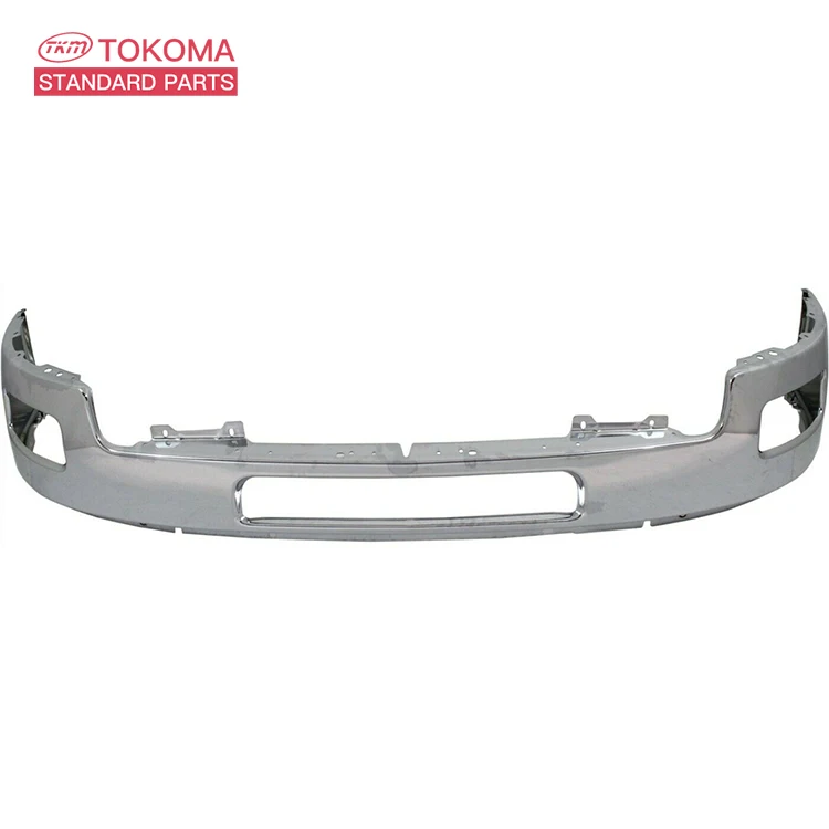 Car body front Bumper For Chevy Silverado 2500 3500 HD Chrome with Fog Light Hole 2011-2014 25883349