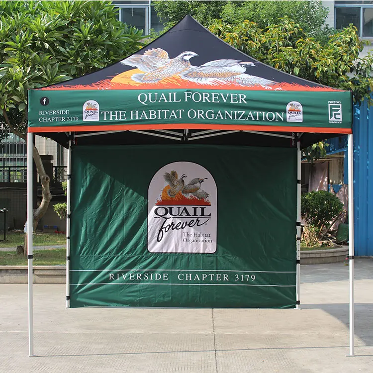 3X3 Promotional Folding Custom Print Event Awning Pop Up Tent Party Wedding Canopy Trade Show Tent