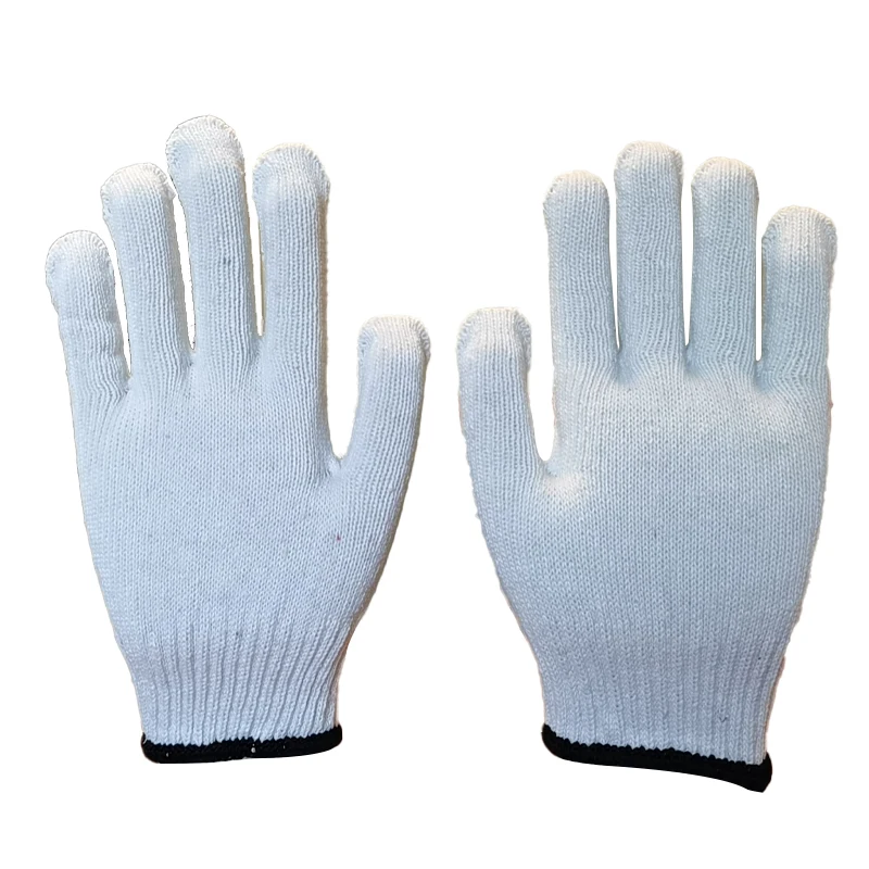 Cheap Wear-Resistant Cotton Knitted Working Protective 10 Gauge 30G Cotton Working Gloves