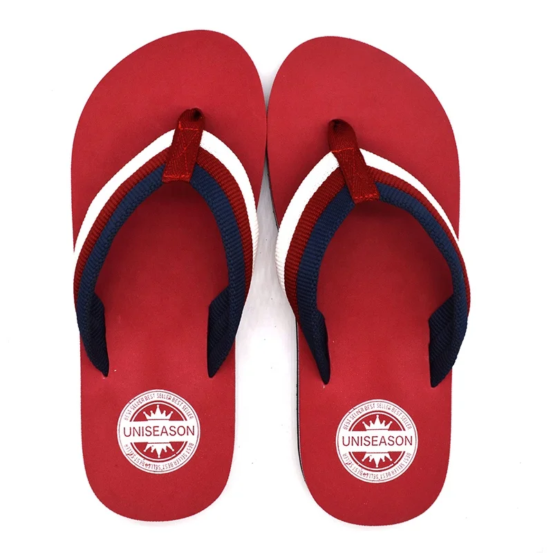 hot selling basic ladies solid color beach slippers
