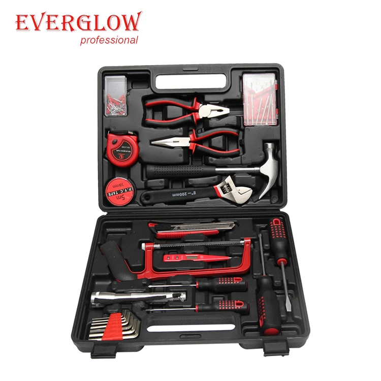 High Quality Low Price 39PC Blow Mold Case Household Tool Set