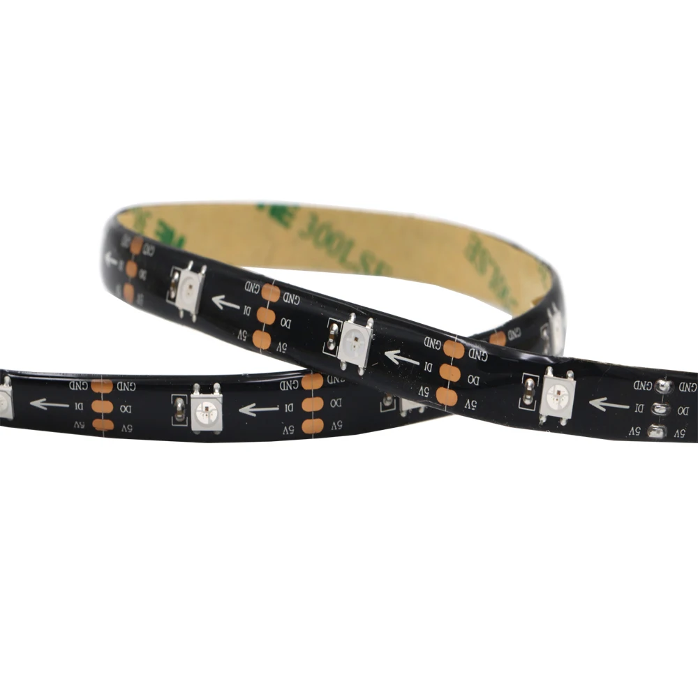 drop ship WS2812B LED strip w2812b tira led 30leds per meter flexible 5050 led strip light