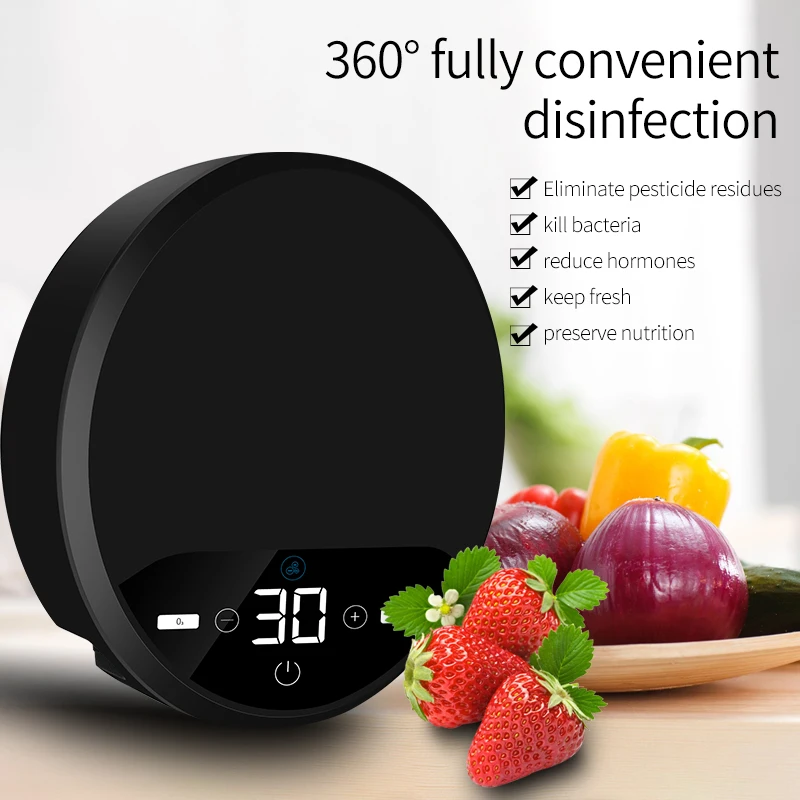 Ozone generator air purifier water food sterilizer clean vegetable fruit disinfect machine deodorization home appliances