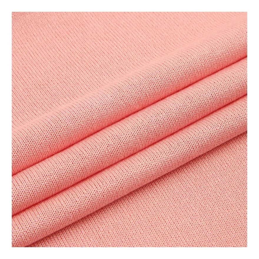 Factory One Stop Free Sample 89 Rayon 11 Chinlon 200gsm Knitted Plain Fabric For T-shirt Underwear shirt