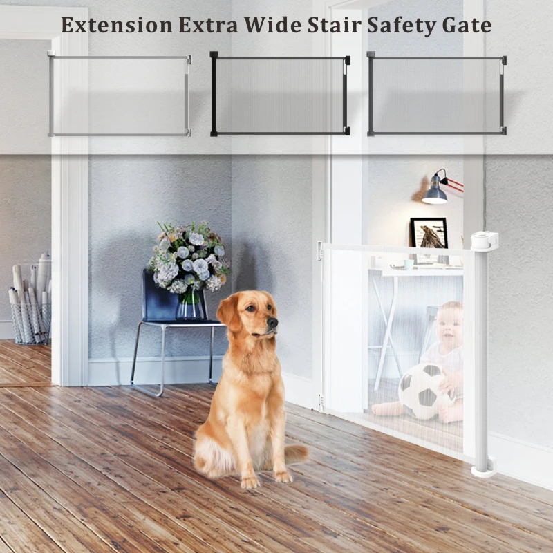 Prodigy baby supplier SG015 Foldable PVC  plastic portable indoor outdoor baby security gate play doorway safety fence kids