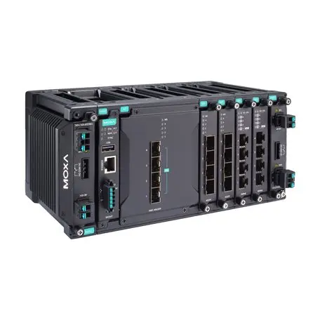 MOXA MDS-G4020-L3-4XGS Series 4XG+16G-port Layer 3 full Gigabit modular managed Ethernet switches