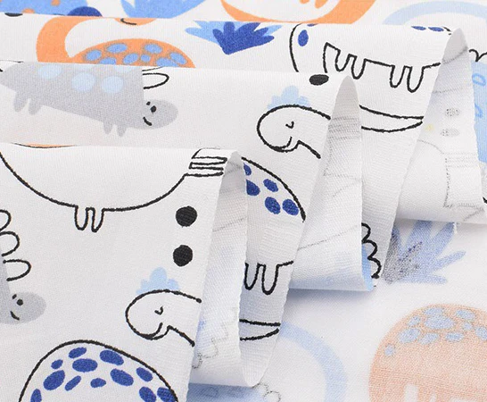 Dinosaur Animal Cartoons Curtain Breathable 100% Cotton Fabric Bundle Printed Quilting Twill Fabric Woven 40CM Craft Fabric