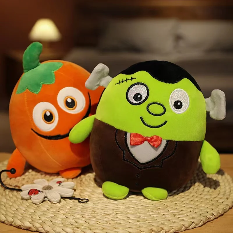 Cute Cartoon Halloween Doll Vampire Skull Monster Pumpkin Man Doll Holiday Stuffed Animal Doll