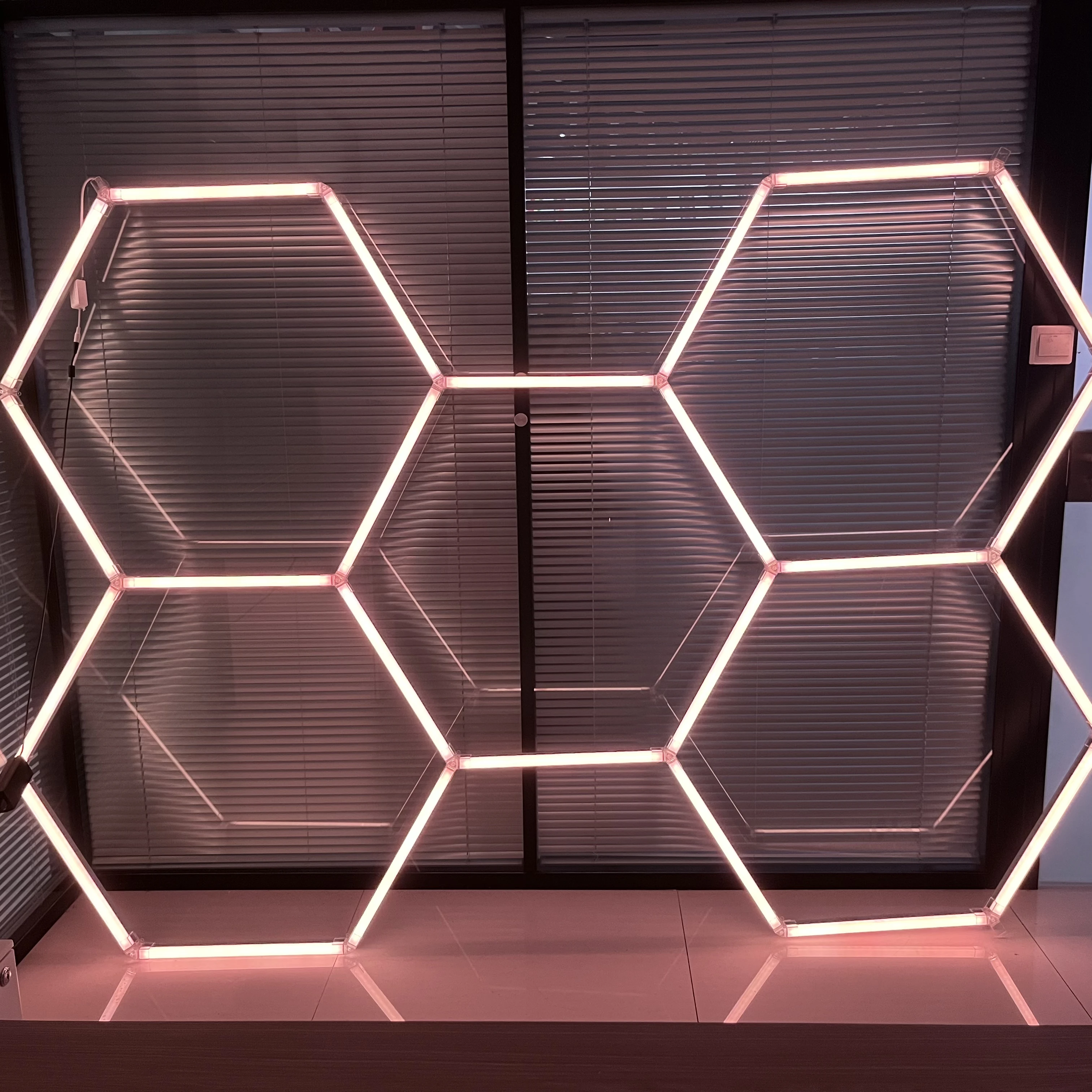 Wholesale Custom Safety Remote Control Hexagon Lighting Rgb Led Work Light 12V