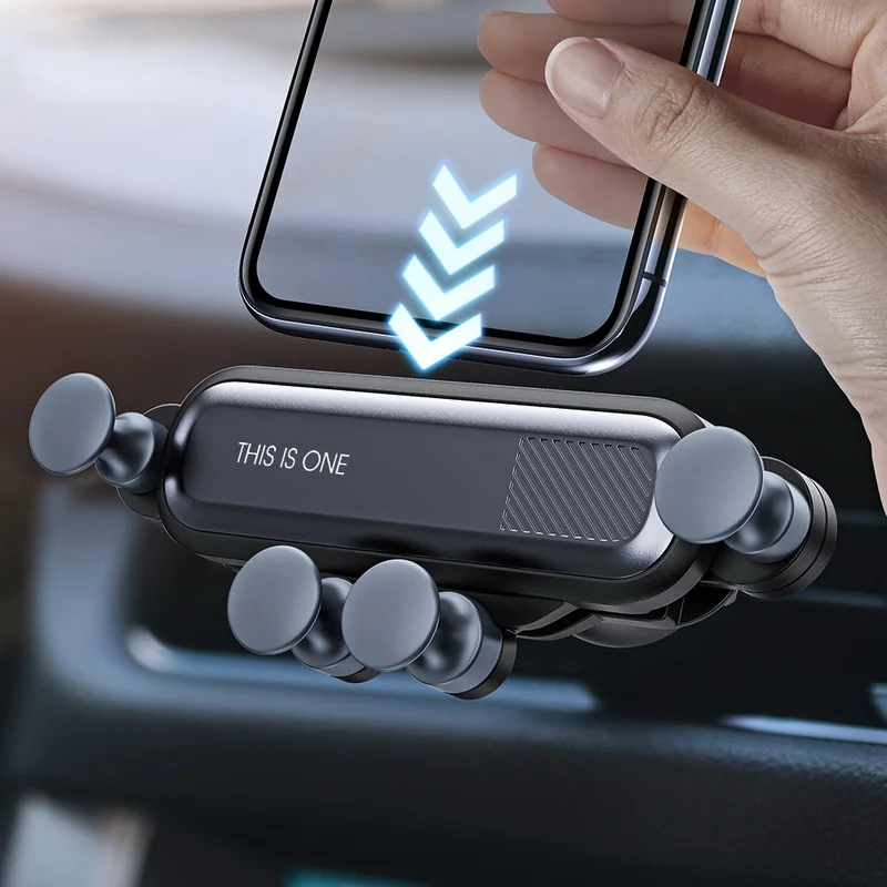 
Strong Gravity Car Holder For Phone in Car Stable Air Vent Clip Mount Mobile Phone Holder GPS Stand 