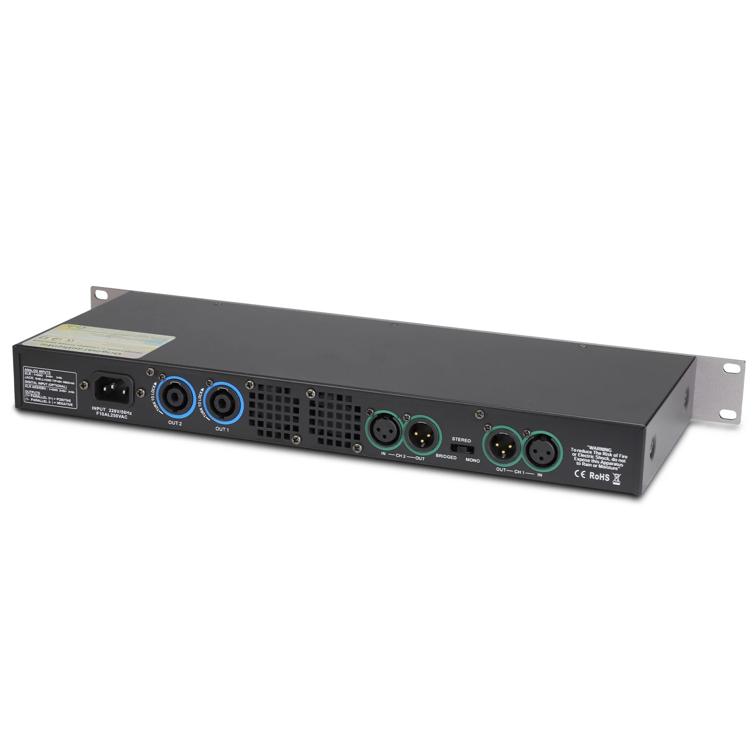Professional  1U Digital Professional Audio Video Power Amplifiers Class D Power Amp
