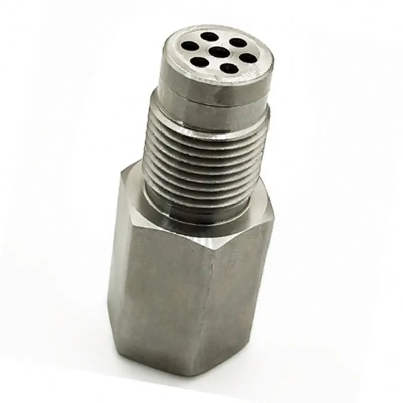 Auto Mini Catalyst converter O2 Oxygen Sensor Lambda Extender Spacer Stainless Steel 304 M18X1.5 with E3