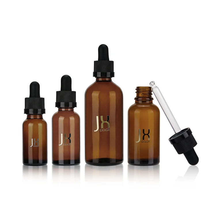 5ml 10ml 15ml 20ml 30ml 50ml 100ml amber empty essential oil packaging glass aromatherapy dropper bottle