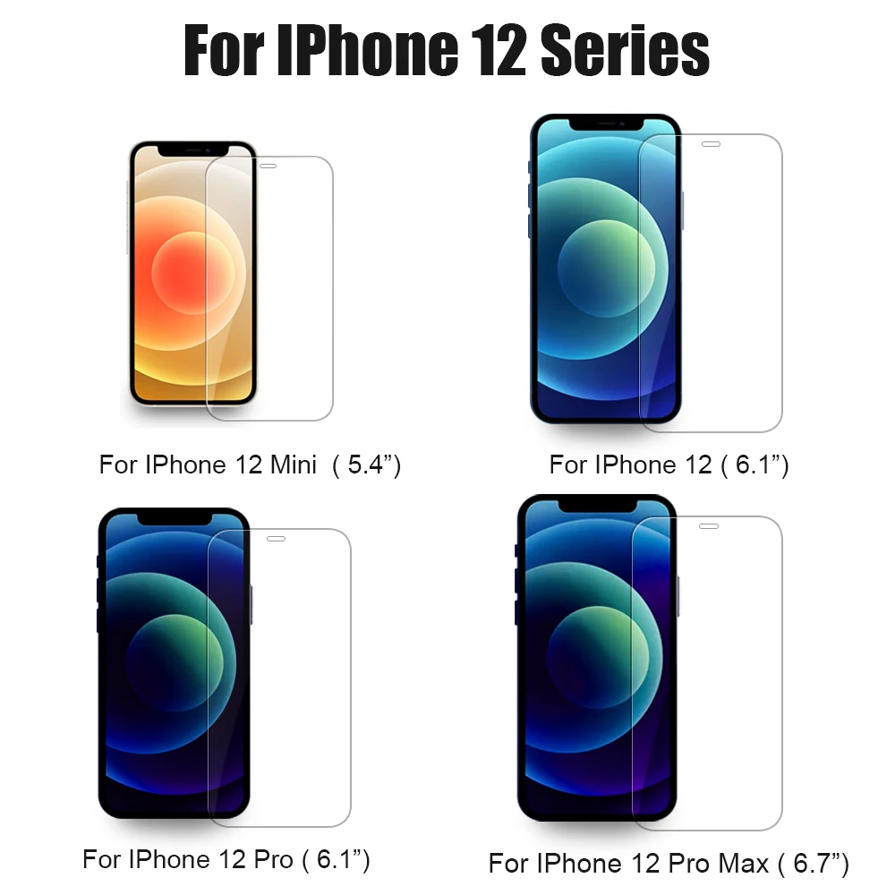 
Shinebright 9H 18D Anti Shock HD Tempered Glass Film for iPhone 12 pro max 