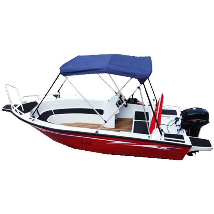 Direct Price High Quality Small Aluminium Pleasure Boat Outboard Speed Boat for Sale