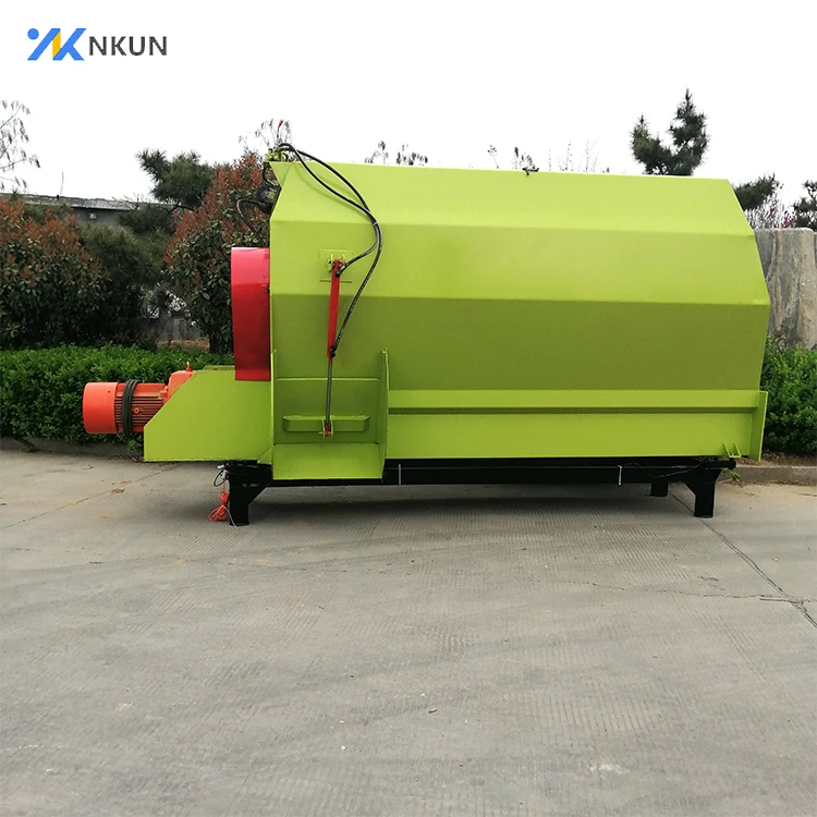 New design silage feed TMR mixer Horizontal type small feed mixer for farm