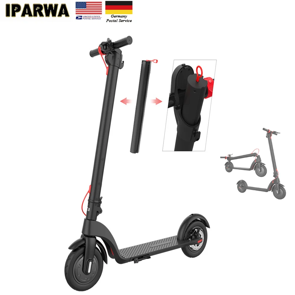 Iparwa UK EU Germany Warehouse Direct Top Quality Free Tax Long Range E Scooter With Removable Battery