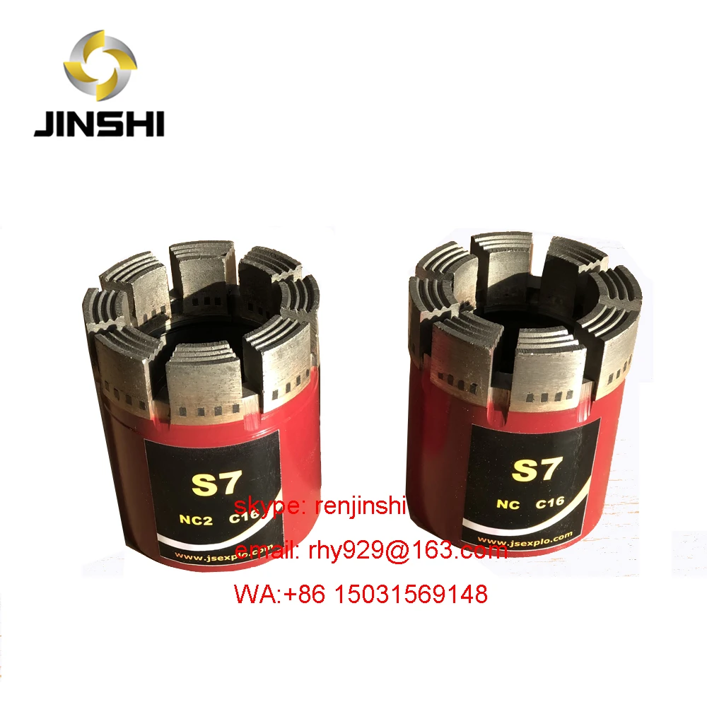 BQ NQ HQ PQ NQ2 NQ3 HQ3 PQ3 NX HX NMLC HMLC diamond core drill bit for rock drilling