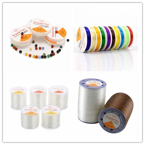 TPU Elastic Cord DIY Accessories,Elastic String ,Strong & Stretchy Transparent Crystal Tec Korea