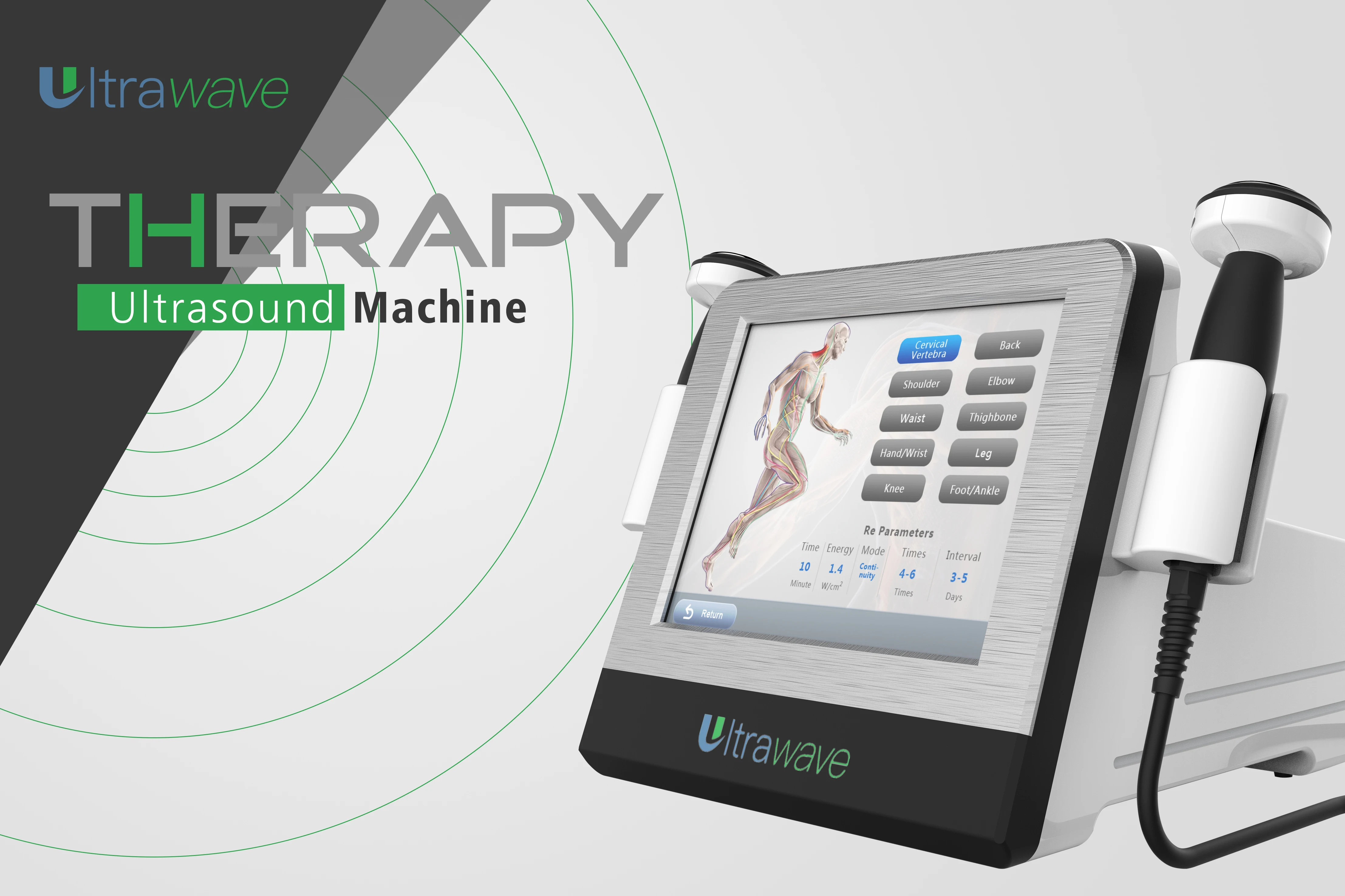Ultrasound Ultrawave For  Pain Relief Reduce Inflammation Shoulder Pain Physiotherapy Physical Machine