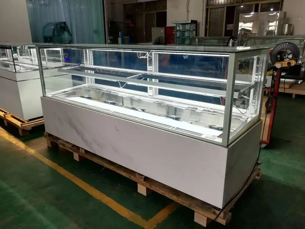 Commercial cake display cabinet bakery refrigerated showcase cooler cake showcase